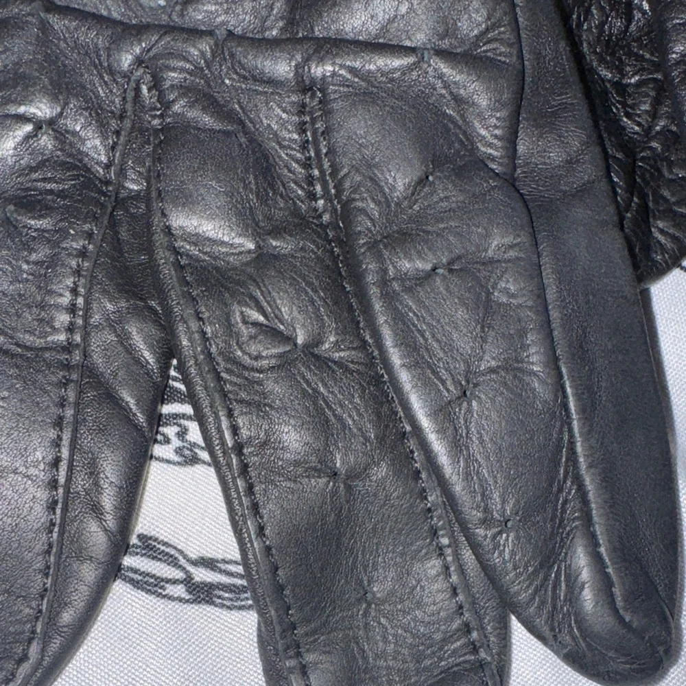 Black Leather Women's Gloves